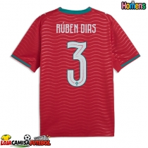 Camisa de Futebol Portugal Ruben Dias #3 Equipamento Principal Mundo 2026 Manga Curta